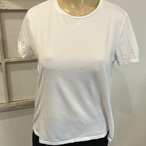 Zara White Short Sleeve Tee